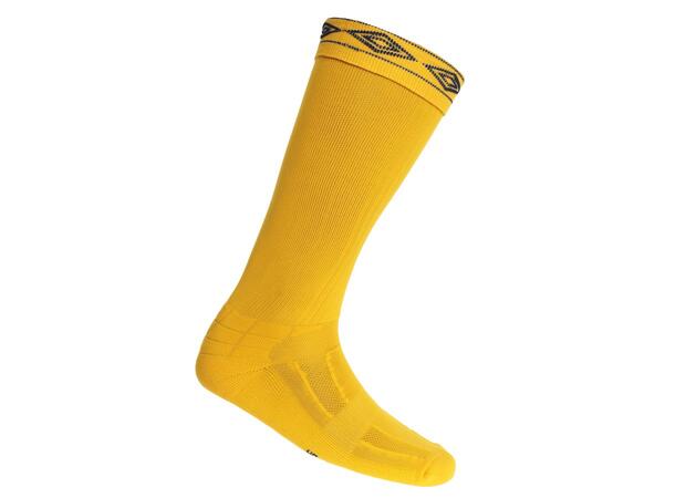 UMBRO City Fotb.Str Gul/Sort 35-39 Solide strømper - god passform 